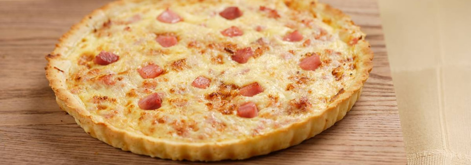 receta quiche jamón