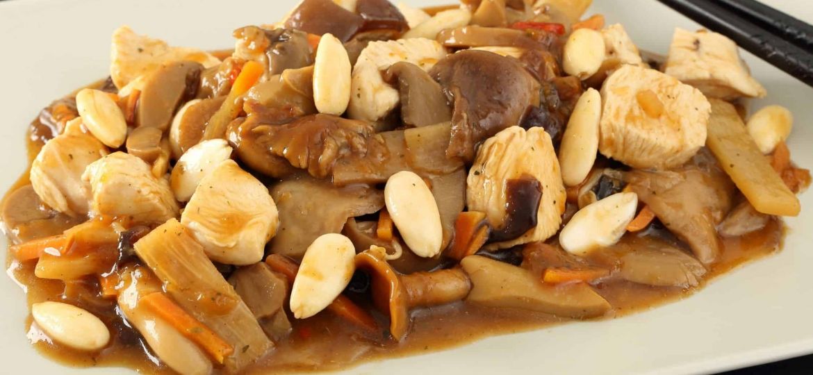 receta pollo con almendras