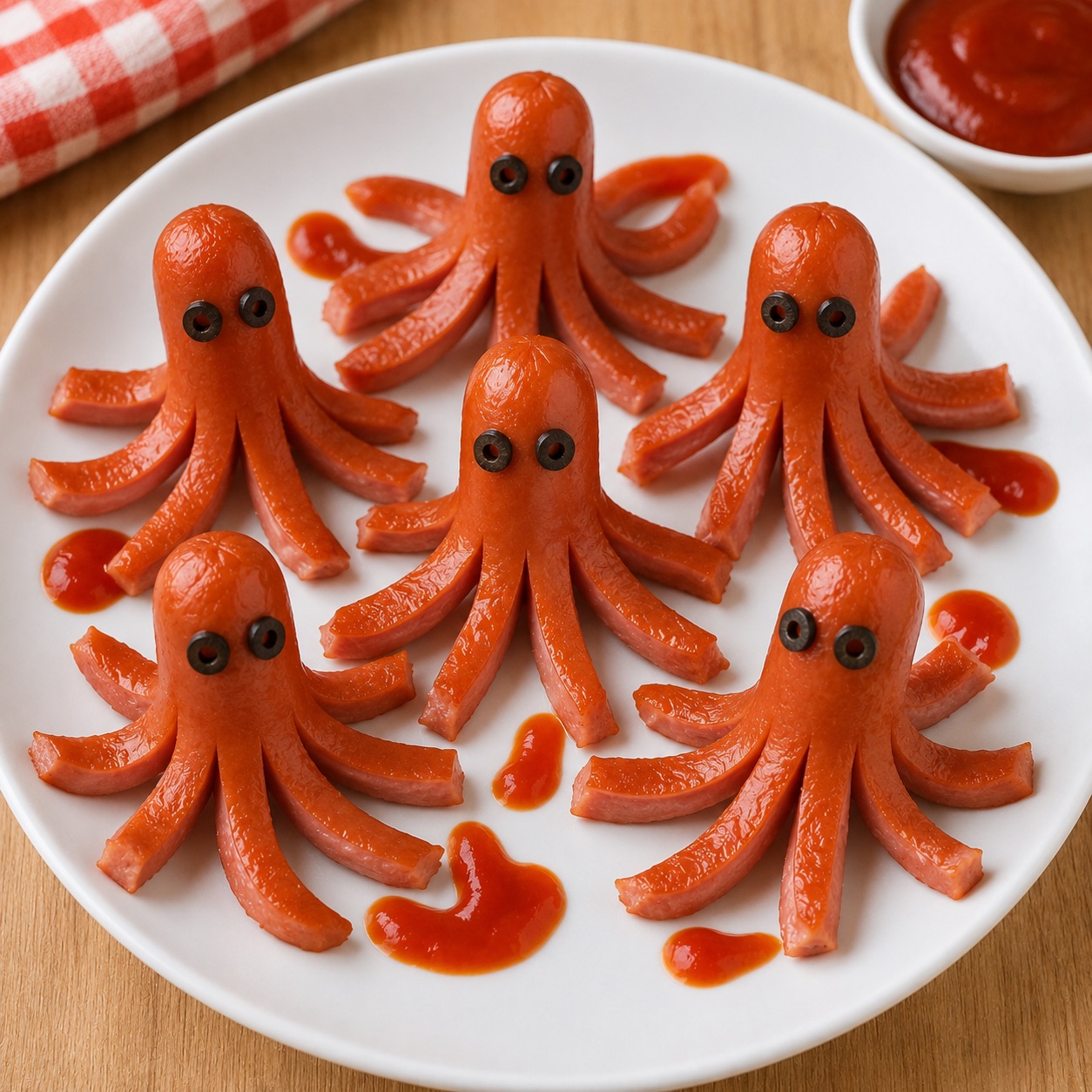Pulpos de salchicha